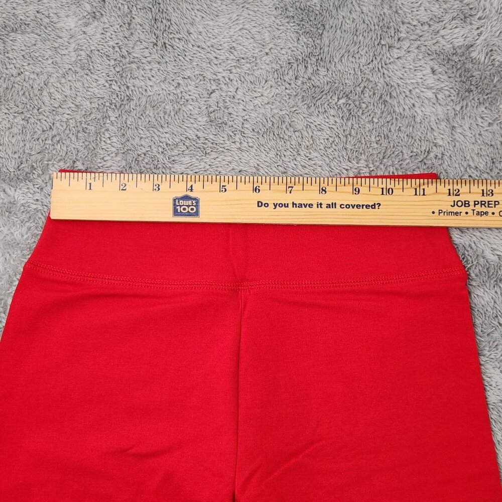Wild Fable Fashion Leggings Womens XS Red‎ High-Waisted Cotton Workout Stretch - Picture 7 of 11